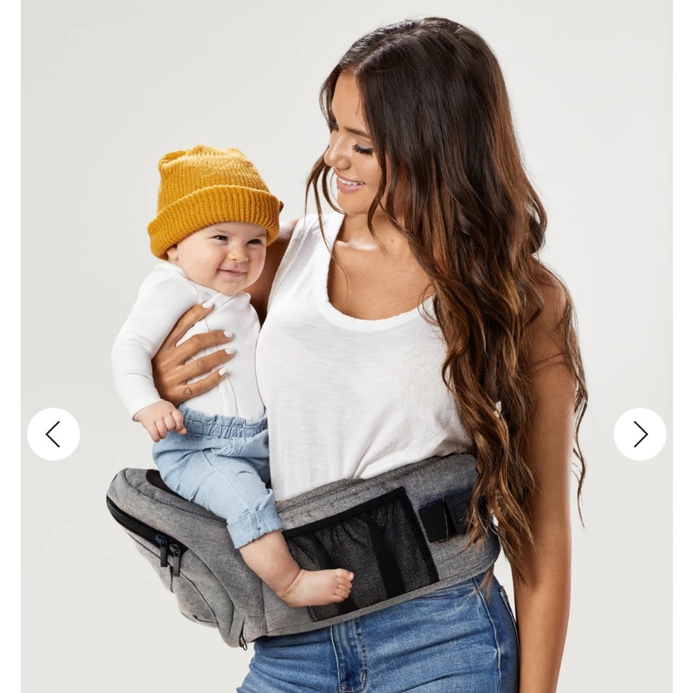 TushBaby Carrier - Grey - EUC